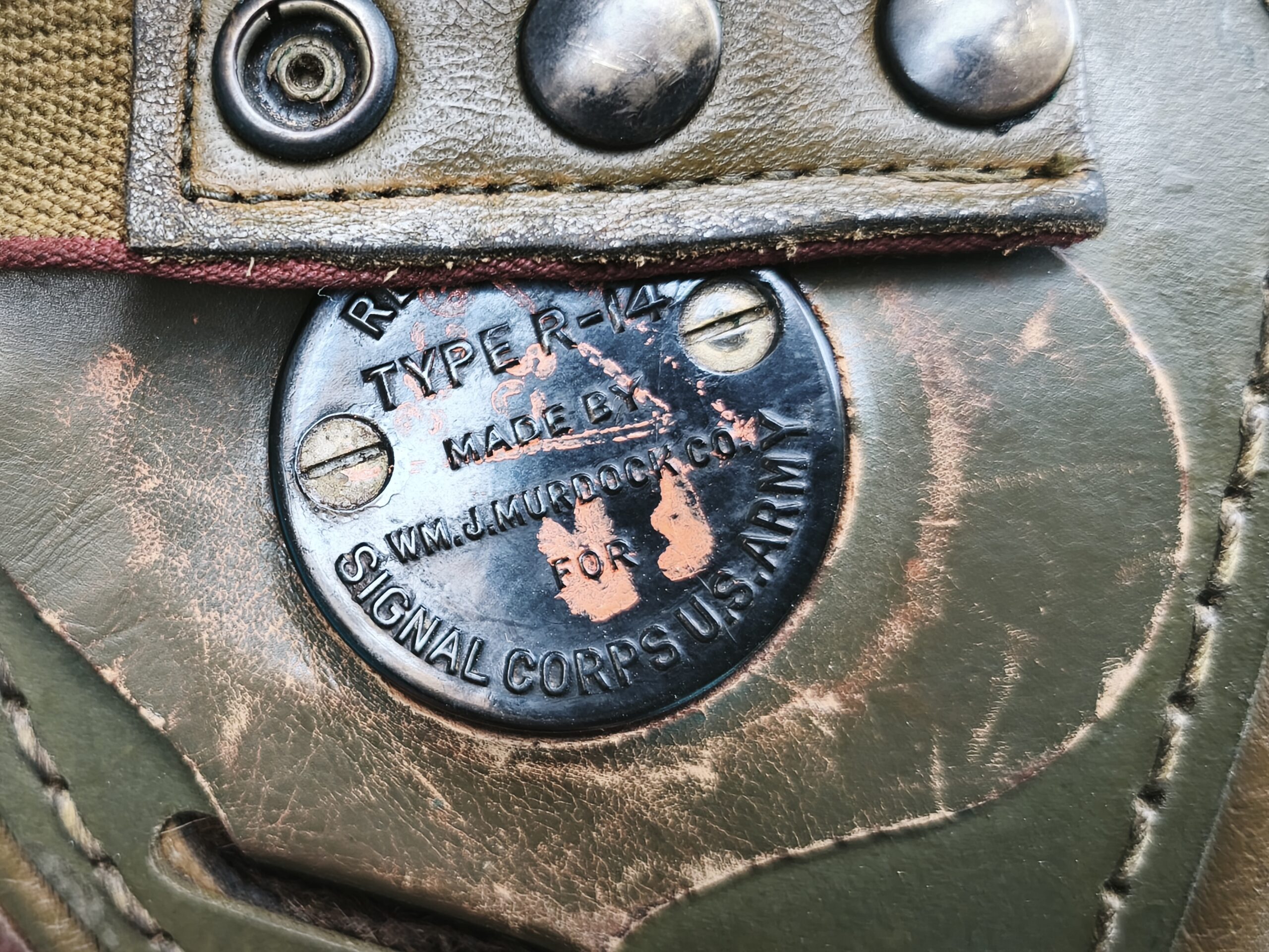 Casque tankiste US rawlings + écouteurs R14 – Image 7