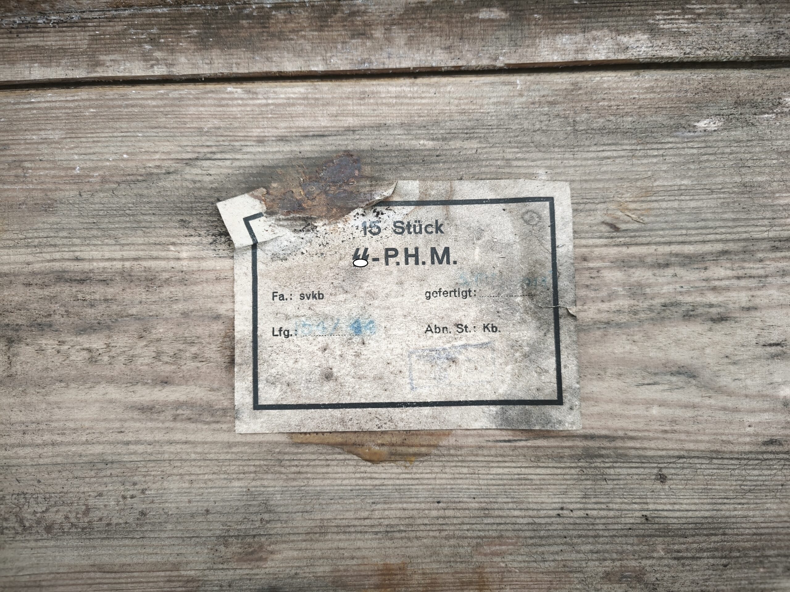 Caisse SS panzer hand minen – Image 7